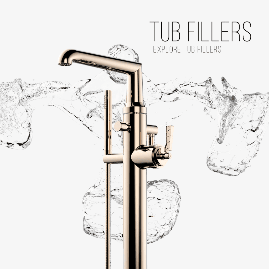 High End Tub Fillers by Santec