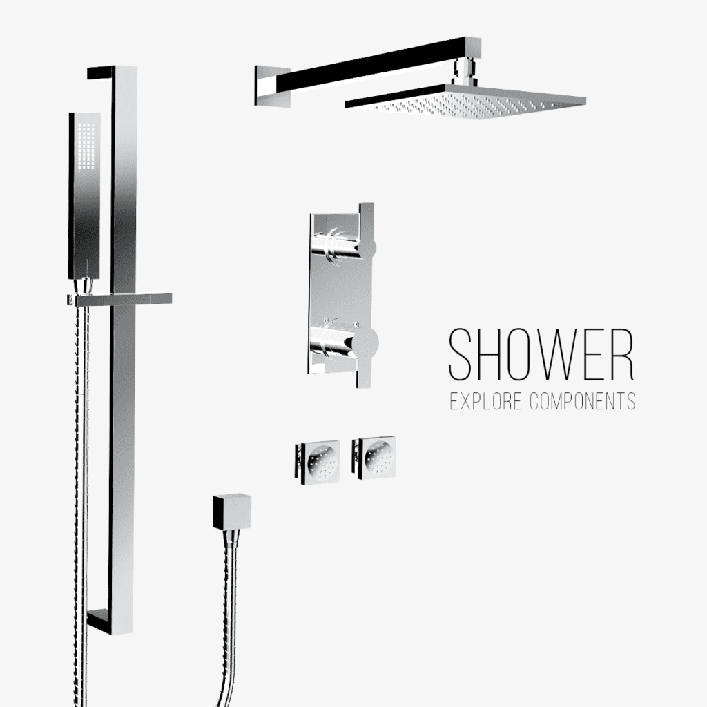 High End Shower Components by Santec