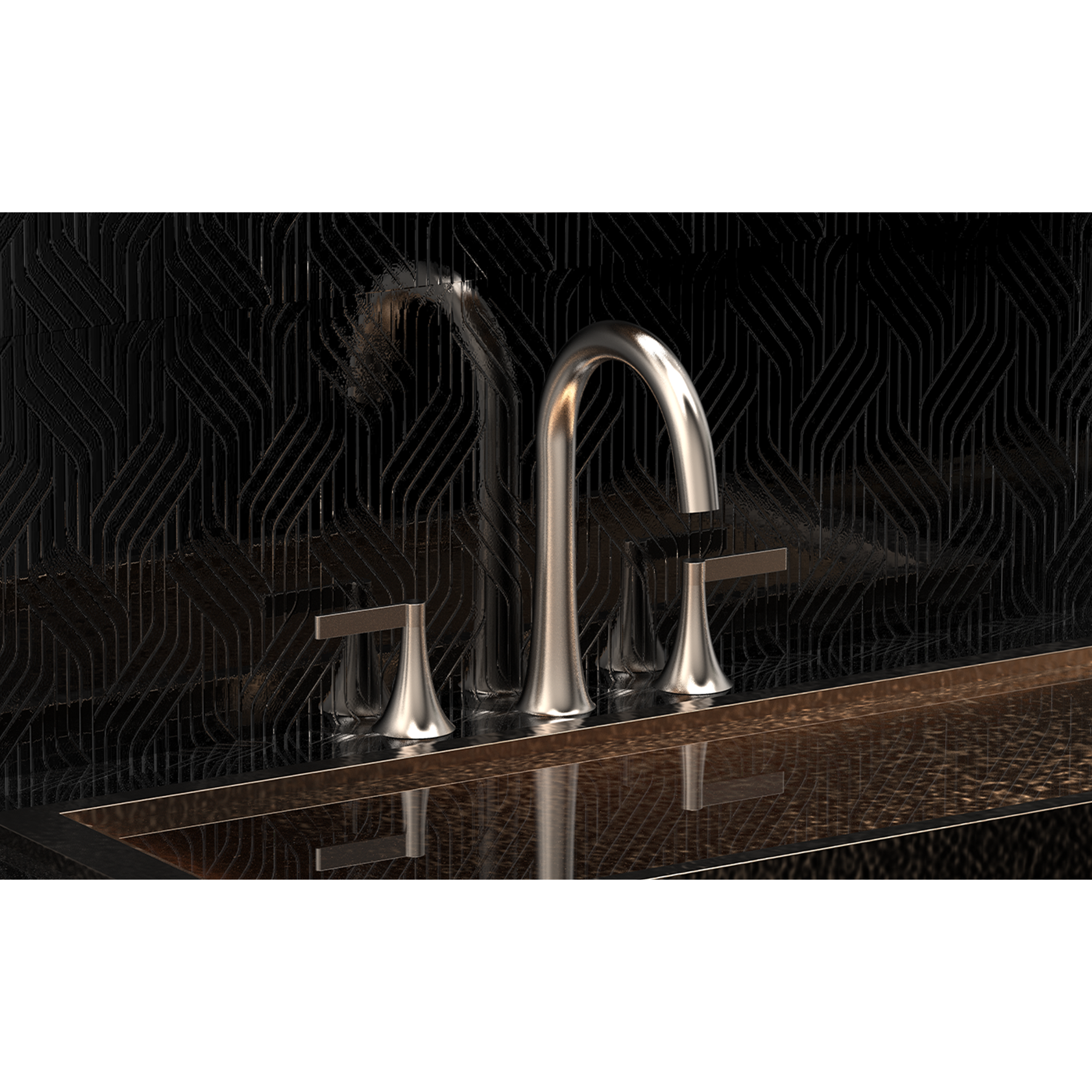 Liza Collection: Matte Black Bath Fixtures for Contemporary Spaces